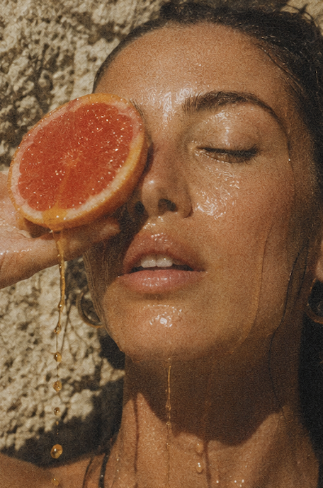 Grapefruit face