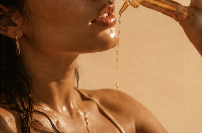 Oil drip editorial